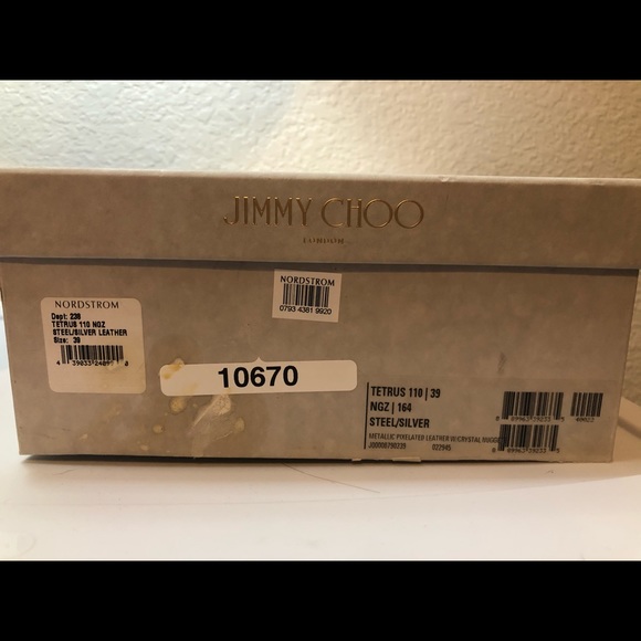 Jimmy Choo stiletto metallic - Picture 7 of 9